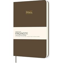 Starseven Color 2026 A5 Pronote Günlük Ajanda - Kahverengi