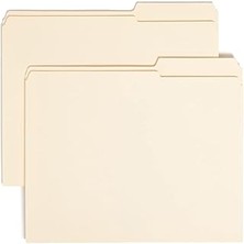 Starseven Smead Dosya Klasörü, Güçlendirilmiş 2/5-Kesim Sağ Konum Sekmesi, Kılavuz Yüksekliği, Mektup Boyutu,