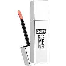 Starseven Shine Kiss Me More Uzun Süre Kalıcı &amp; Parlak Bitişli Likit Ruj 002 Apricot Marmalade
