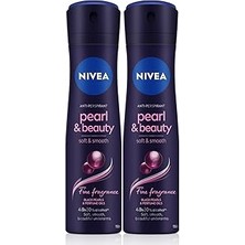 Starseven Kadın Sprey Deodorant Pearl&amp;beauty Fine Fragrance,48 Saat Anti-Perspirant Koruma 150ML X2 Adet
