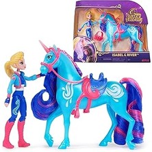 Starseven Unicorn Academy, Isabel &amp; River Seti, 2 Sürüş Aksesuarı Saç Şekillendirme Aleti, Bebekler