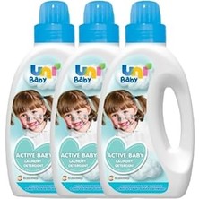 Starseven Uni Baby Çamaşır Deterjanı 1500X3 (Kl), Beyaz