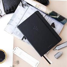 Starseven A5 Bullet Journal Noktalı Defter 140 Gr. 80 Yaprak Deep Charcoal