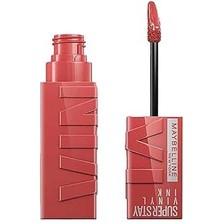 Starseven New York Super Stay Vinyl Ink Uzun Süre Kalıcı Likit Parlak Ruj 15 Peachy