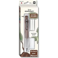 Starseven Serve Deep Klm &amp; &amp; Silgi Yedekli Set 05MM Kahverengi