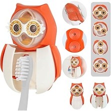 Starseven Flipper Kum Saatli̇ Di̇ş Firçasi Hi̇jyeni̇k Saklama Kabi - Turuncu 1paket(1x1 Adet)