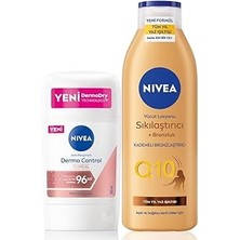 Starseven Q10 Sıkılaştırıcı Bronzluk Vücut Losyonu 200ML Kadın Stick Deodorant Derma Control Clinical 50ML