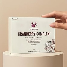 Starseven Vitisfera Cranberry Complex 30 Kapsül- Turna Yemişi Ekstresi, D-Mannoz,