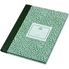 Starseven National 53010 Lab Notebook, Legal Rule, 10 1/8 x 7 7/8, Beyaz, 96 Yaprak