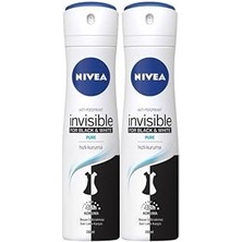 Starseven Invısıble Black&amp;white Pure Bayan Deosprey 150 ml 2'li Paket