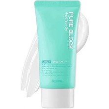 Starseven A'pieu Yoğun Nemlendirici Suya Dayanıklı Jel Güneş Kremi A'pieu Pure Block Aqua Sun Gel E