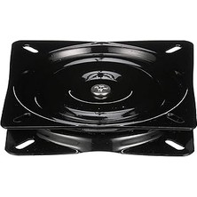 Starseven Attwood 17721 Koltuk Döner, Tekne Koltuğu Için, 3 Derece Eğim Hareketi, 7 Inç, Çelik, Siyah Toz Boy