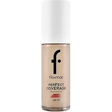 Starseven Perfect Coverage Yüksek Pigmentli &amp; Yarı Parlak Bitişli SPF15 Fondöten 130 Light Beige