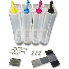 Starseven Uyumlu Sistemi, 4 Renk Yazıcılar Için Uyumlu Şeffaf Tanki (Boş)