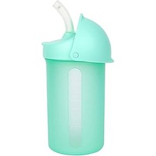 Starseven Tomy Boon Swig Küçük Çocuk Silikon Hasır Bardak, 255 Ml, Nane, 1 Count (Pack Of 1)