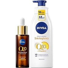 Starseven Q10 Kırışıklık Karşıtı Çift Etkili Cilt Serumu 30ML, Sıkılaştırıcı Nemlendirici Vücut Losyonu 400ML