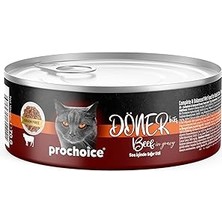 Starseven Prochoice Döner Beef, Sos Içinde Sığır Etli Tam &amp; Dengeli Yetişkin 70 gr x 12 Adet