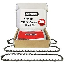 Starseven Oregon T44X3 Testere Zinciri, 3'lü Paket, Gri