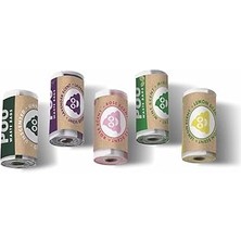 Starseven M-Pets Poo Dışkı Poşeti 15 Yaprak Naturel 30'lu Paket