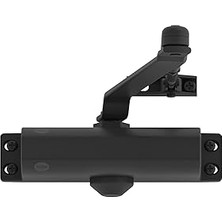 Starseven Kapı Hidroliği 300 Serisi Dar Tip Montaj Ayarlı (2-4) (40-80 Kg) Kapı Yayı, Siyah