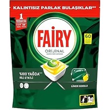 Starseven Hepsi Bir Arada Bulaşık Makinesi Deterjanı Kapsülü/tableti 60 Yıkama Limon Kokulu