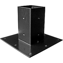 Starseven Mail Yüzey Monte Taban Plakası, Siyah (7155)