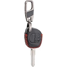 Starseven Alisveristime (Suzuki Grand Vitara, Sx4, Swift Uyumlu) Deri Anahtar Kılıfı