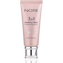 Starseven Note Cosmetics 3 In 1 Healthy Skin Tinted Moisturizer Renk Ton Eşitleyici 50 Spf Aydınlatıcı Krem