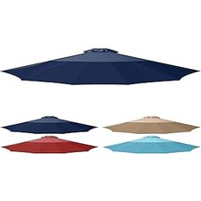 Starseven Simple Deluxe 9' Veranda Masa Pazar Yard Şemsiye Yedek Üst Kapak 8 Kaburga, 9 Ft Gölgelik