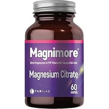 Starseven Magnimore Magnezyum Sitrat &amp; P5P 60 Bitkisel Kapsül