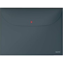 Starseven Leitz Cosy Çıtçıtlı, 2 Cepli Gizlilik Dosyası, A4, Gri