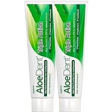 Starseven Aloe Dent Aloe Vera ile 3 Etkili Macunu Florür Sls Içermeyen Doğal Beyazlık , 100 ml x 2 Ade