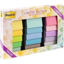 Starseven Post-It Notes S N Rl Retim S Per Yap Renk Koleksiyonu, 7,62 cm x 7,62 Cm, 15 Ped/paket, 45 Sayf