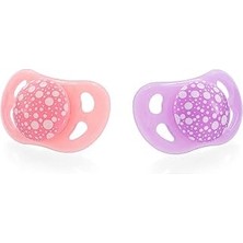 Starseven Twistshake Silikon 2’li Emzik Seti Pembe Mor 0-6 Ay