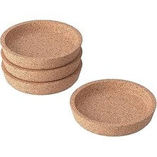 Starseven 4 Adet 365+ Bardak Altlığı,mantar, Bardak Tutucu 9cm