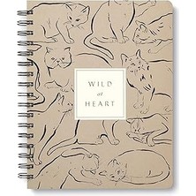 Starseven Compendium'dan Wire-O Not Defteri Wild At Heart — 192 Çizgili Sayfa