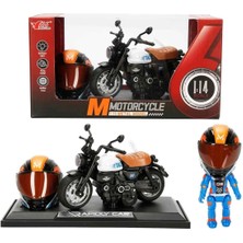 Aesco 5835 Sun-Myg-Motosiklet 1 14 Honda Monkey Kasklı Figür Pb 3r Ses Işık