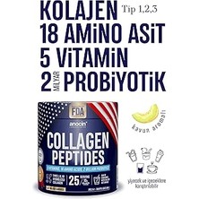 Starseven Anocin Collagen Peptides+18 Amino Acid+5 Vitamin+2 Milyar PROBIOTICS,%100 Saf, Doğal Kolajen Peptit