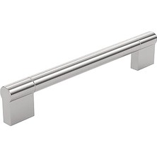 Starseven Hardware BP527160195 Avellino Koleksiyonu 6 5/16 Inç (160 Mm) Merkezden Merkeze Fırçalanmış Nikel M