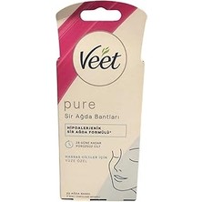 Starseven Veet Pure Hipoalerjenik Yüz Için Parfümsüz Sir Ağda Bandı (1 x 20 Adet)