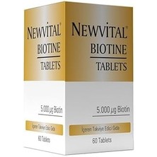 Starseven Rc Farma Newvital Biotine 5000MCG 60 Tablet