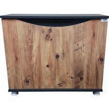 Kanki Pet 80 cm Mdf KP8045ANTAC Flex Atlantik Çam Kapaklı Akvaryum Sehpası 80X45X69 cm
