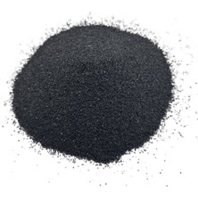 Muyu Craft Bazalt Siyah Akvaryum Kumu İnce Granül Dekoratif Akvaryum Taban Kumu 500 Gr