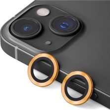 Apple iPhone 13 Mini Uyumlu Zore Cl-12 Premium Safir Parmak Izi Bırakmayan Anti-Reflective Kamera Lens Koruyucu
