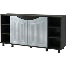 Kanki Pet 120 cm Western 12050-SYH1 Mdf Akvaryum Siyah Sehpa 120X50X69