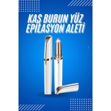 Lims Store Tüy Kıl Alma Kaş Bıyık Unisex Yüz Bakım Epilasyon Aleti Pilli