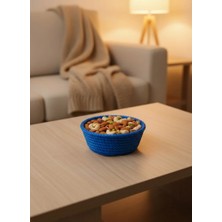 Lims Store Yuvarlak Çerezlik Lacivert Şık Tasarım ve Kompakt Boyut