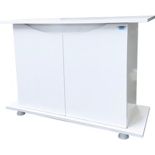Kanki Pet 100 cm Mdf KP1004010BY Flex Beyaz Kapaklı Akvaryum Sehpası 100X40X69 cm