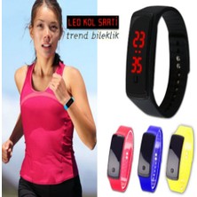 Sb Shopping Siyah Ekranlı LED Kol Saati (Kırmızı)