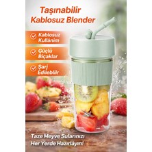 Ervinay Taşınabilir Şarjlı Mini Blender Smoothie ve Meyve Suyu Hazırlama Blender